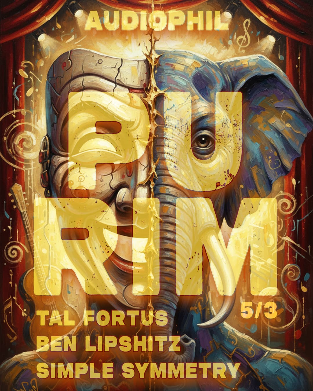 AUDIOPHIL PURIM |5.3 | TAL FORTUS X BEN LIPSHITZ X SIMPLE SYMMETRY